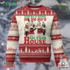 Funny Xmas Ugly Christmas Sweater There Is Some Ho Ho Hos In This House Horror Character Dancing