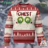Couples Matching Ugly Christmas Sweater Chest Nuts Funny Couples Chestnuts