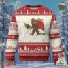 Bigfoot Christmas Tree Lights Ugly Christmas Sweater Believe Xmas Sasquatch Lovers Funny