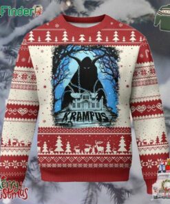 Dark Gothic Christmas Krampus Ugly Christmas Sweater