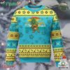 Dabbing Pineapple Christmas Tree Lights Ugly Christmas Sweater Hawaiian Hawaii Tropical Xmas Men Gifts Sunglasses On