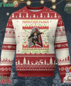 Christmas Nakatomi Plaza 1988 Ugly Christmas Sweater Happy Trails Hans