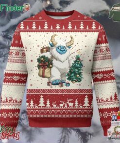Funny Yule Yeti Ugly Christmas Sweater Christmas Mythical Creature Winter Solstice