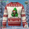 Black Cat Christmas Ugly Christmas Sweater Its Fine Im Fine Everthing Is Fine Funny Xmas
