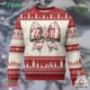 Coquette Bow Christmas Tree Cake Ugly Christmas Sweater Xmas Vibes