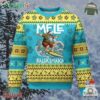 Xmas In Hawaii Ugly Christmas Sweater Mele Kalikimaka Hawaiian Tropical Surfing Santa
