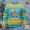 Xmas In Hawaii Ugly Christmas Sweater Mele Kalikimaka Hawaiian Tropical Surfing Skeleton