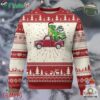 Dinosaur Christmas Tree Ugly Christmas Sweater Merry Rexmas Xmas Pet Dino Trex Red Truck Family