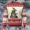 Dinosaur Christmas Ugly Christmas Sweater Fa Ra Ra Ra Rawr Xmas Tree Santa Rex Lover