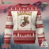 Funny Krampus Sleigh Rides Ugly Christmas Sweater Naughty List Members Only