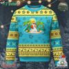 Xmas In Hawaii Ugly Christmas Sweater Hawaiian Snowman Xmas Palm Tree At The Beach