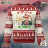 Funny Mexico Xmas Trump Ugly Christmas Sweater Arriba Abajo Al Centro Pa Dentro Trump Drinking Tequila