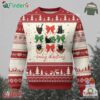 Funny Xmas Black Cat Ugly Christmas Sweater Meowy Christmas Cute Cats Coquette Bow