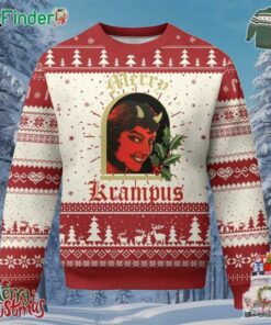 Horror Christmas Female Krampus Ugly Christmas Sweater