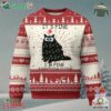 Funny Christmas Cat Ugly Christmas Sweater Its Fine Im Fine Everything Is Fine Meowy Catmas Xmas