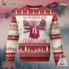 Funny Pink Trump Xmas Ugly Christmas Sweater Ill Be Home For Christmas White House