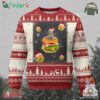 Funny Xmas Cat Ugly Christmas Sweater Santa Cat Hamburger Lover Galaxy Outer Space