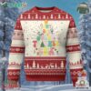 In My Holly Jolly Teacher Era Xmas Groovy Christmas Tree Ugly Christmas Sweater