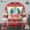 Make Christmas Great Again Ugly Christmas Sweater Funny Trump Snowman Xmas