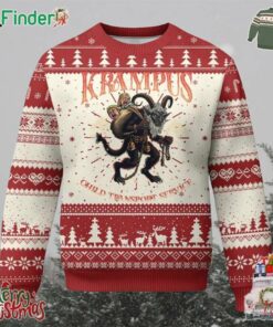 Krampus Ugly Christmas Sweater Child Transport Service Spooky Christmas