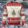 Xmas Ugly Christmas Sweater Merry And Bright Retro Xmas Tree