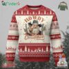 Funny Western Xmas Ugly Christmas Sweater Howdy Christmas Retro Cowboy Santa Country