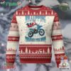 Dirt Bike Christmas Ugly Christmas Sweater Brraaap Funny Motocross Biker Xmas Gift
