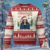 Xmas Kamala 2024 Ugly Christmas Sweater This Is My First Christmas With Madam President