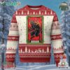 Xmas Krampus Ugly Christmas Sweater American Traditional Tarot Card