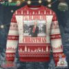 Funny Xmas Trump Ugly Christmas Sweater Vintage Santa Ill Be Home For Christmas Daddys Home Pajamas