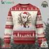 Mexico Xmas Ugly Christmas Sweater Sugar Skull On Tree Funny Xmas