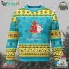 Mele Kalikimaka Hawaiian Ugly Christmas Sweater Watermelon Summer Tree Tropical Hawaii Santa Xmas Gift Family Holiday