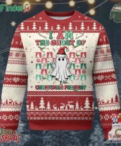 Funny Xmas Ugly Christmas Sweater I Am The Ghost Of Christmas Present