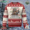 Funny Xmas Raccoon Ugly Christmas Sweater Sorry Santa Ive Been Feral