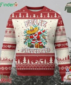 Mexico Xmas Ugly Christmas Sweater Feliz Navidad Dabbing Spanish Sombrero