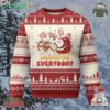 Funny Xmas Moo Deng For Everyone Ugly Christmas Sweater Cute Baby Hippo Santa Reindeer