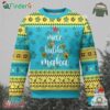 Mele Kalikimaka Hawaiian Xmas Tree Ugly Christmas Sweater