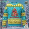 Xmas In Hawaii Ugly Christmas Sweater Mele Kalikimaka Tropical Hawaiian Hibiscus