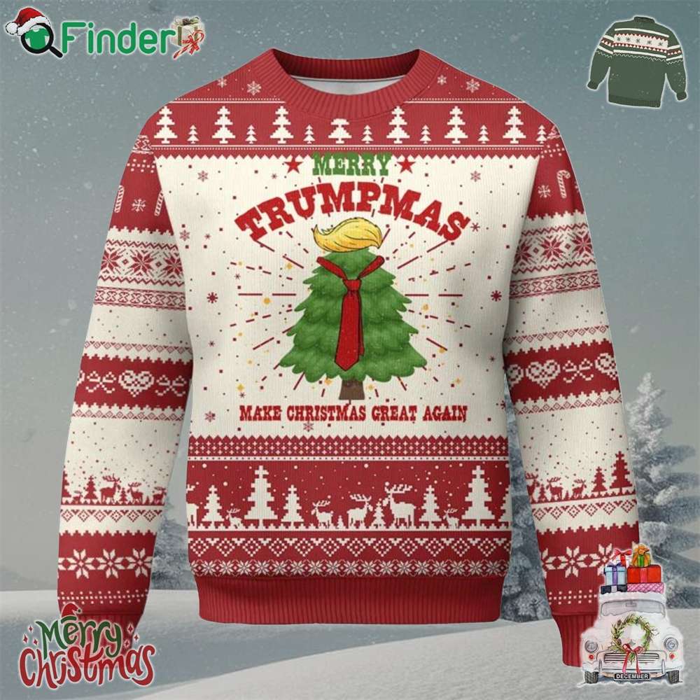 Xmas Trump Ugly Christmas Sweater Merry Trumpmas Make Christmas Great Again Xmas Trump Ugly Christmas Sweater Merry Trumpmas Make Christmas Great Again