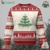 Merry And Bright Christmas Sleigh Ugly Christmas Sweater