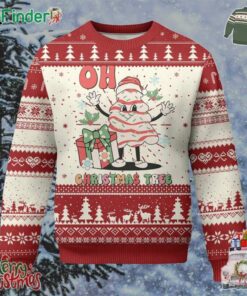 Oh Christmas Tree Retro Groovy Ugly Christmas Sweater