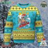 Xmas In Hawaii Ugly Christmas Sweater Mele Kalikimaka Surfing Santa Kakau Tattoo