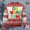 Oh What Fun Xmas Candy Cane Ugly Christmas Sweater
