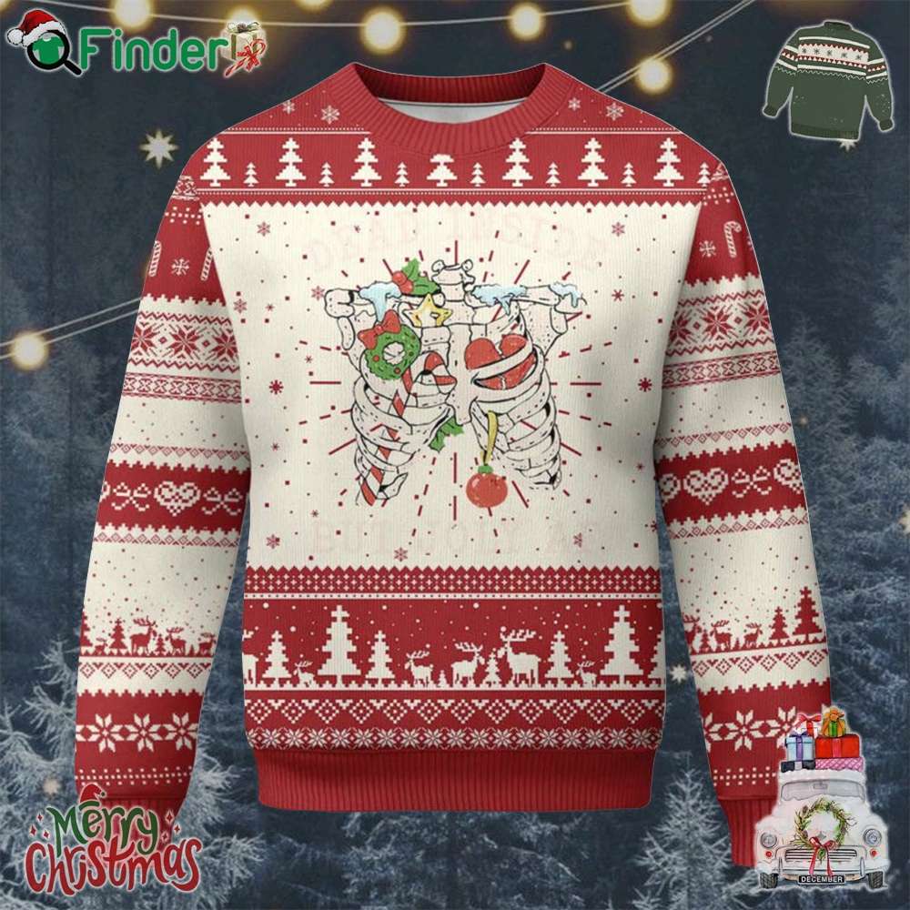 Skeleton Christmas Ugly Christmas Sweater Dead Inside But Jolly Af Xmas Vibe Skeleton Christmas Ugly Christmas Sweater Dead Inside But Jolly Af Xmas Vibe