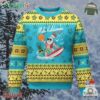 Xmas In Hawaii Ugly Christmas Sweater Mele Kalikimaka Surfing Santa Vintage Hawaiian Christmas