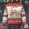 Teacher Christmas Ugly Christmas Sweater I Teach The Smartest Cookies Retro Groovy Xmas Tree Cookies