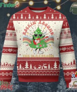 Teacher Christmas Ugly Christmas Sweater Rockin Around The Classroom Groovy Xmas Tree