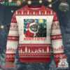 Santa Cat Xmas Ugly Christmas Sweater Meowy Catmas Starry Night Christmas Tree