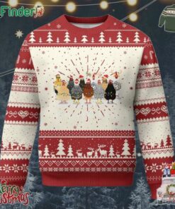 Ute Christmas Chickens Ugly Christmas Sweater Xmas Farm Animals