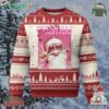 Pink Santa Retro Christmas Ugly Christmas Sweater Blowing Bubble Pink Xmas Matching Family Group Party